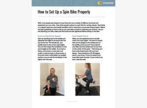 How To Set Up A Spin Bike Properly.pdf